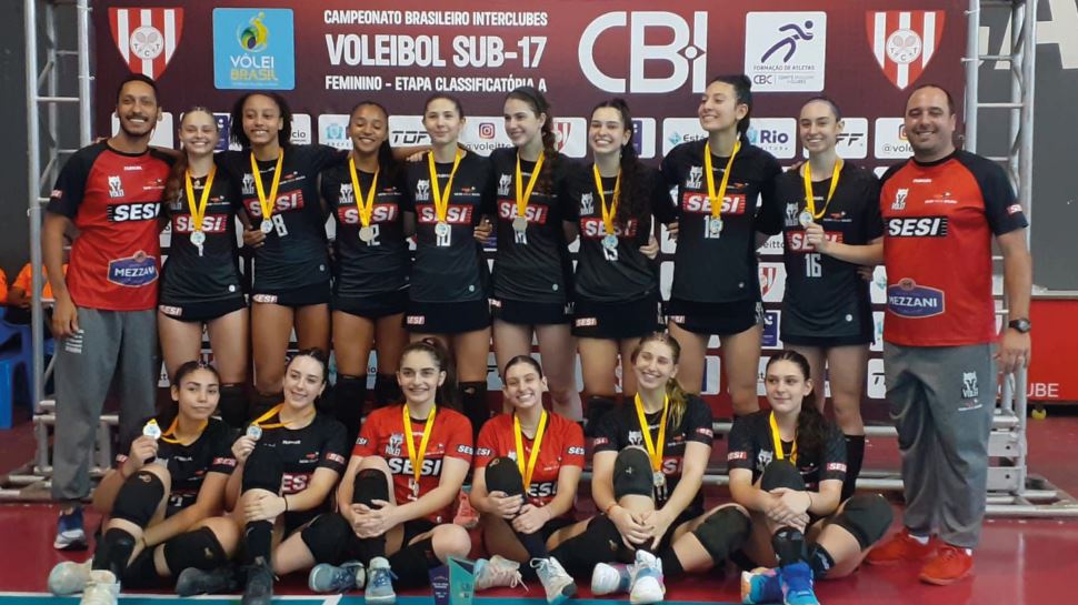 Temporada do vôlei de base do Sesi-SP já tem títulos inéditos e ótimas campanhas nos Estaduais