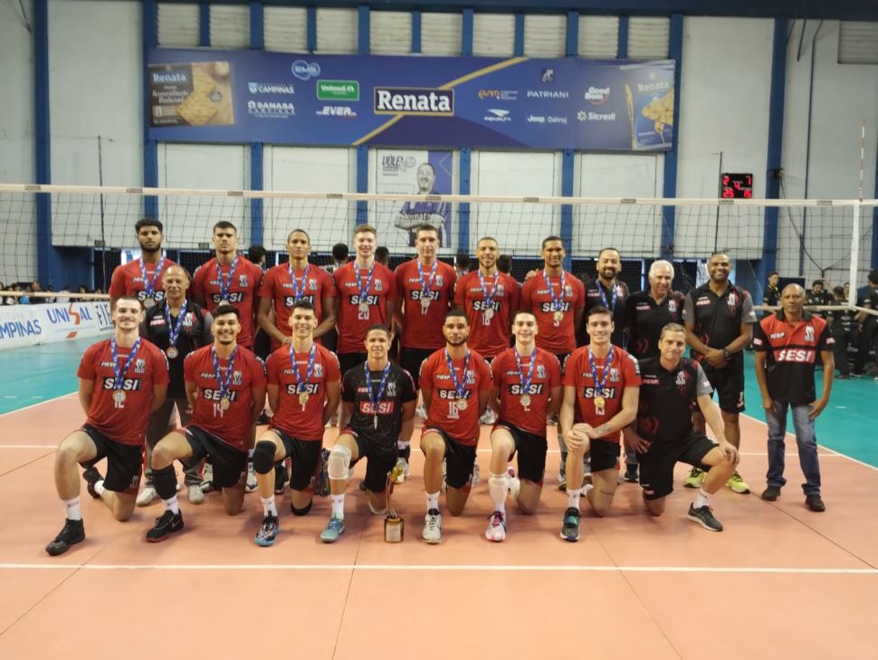 Sesi-SP é bicampeão brasileiro sub-21 de vôlei 