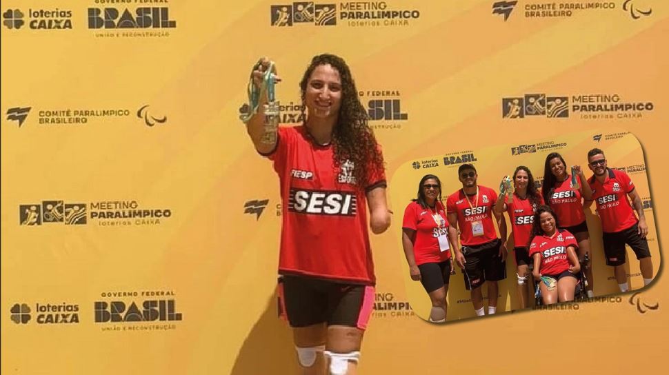 Nadadora jauense do Sesi-SP ganha mais três ouros em Meeting Paralímpico 