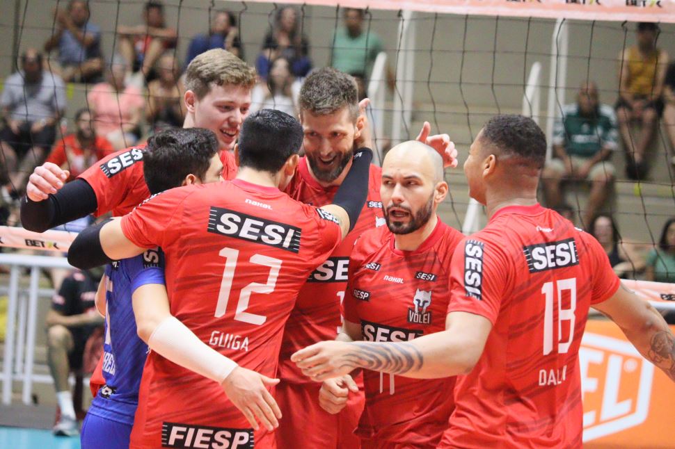 Sesi Vôlei vence Araguari na Superliga Bet7k 2023/24