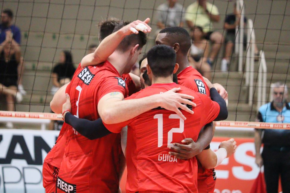 Sesi Vôlei enfrenta Suzano Vôlei pela Superliga Bet7k 2023/2024 