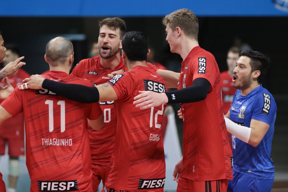 Sesi Vôlei vence Suzano Vôlei pela Superliga Bet7K 2023/2024 