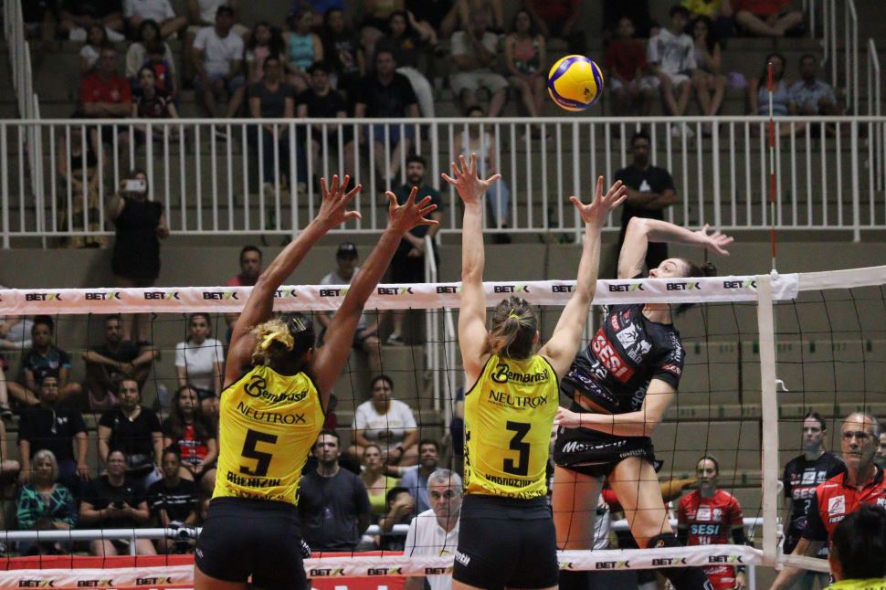 Sesi Vôlei Bauru estreia na Copa Brasil Bet7k 2024 contra Dentil/Praia Clube