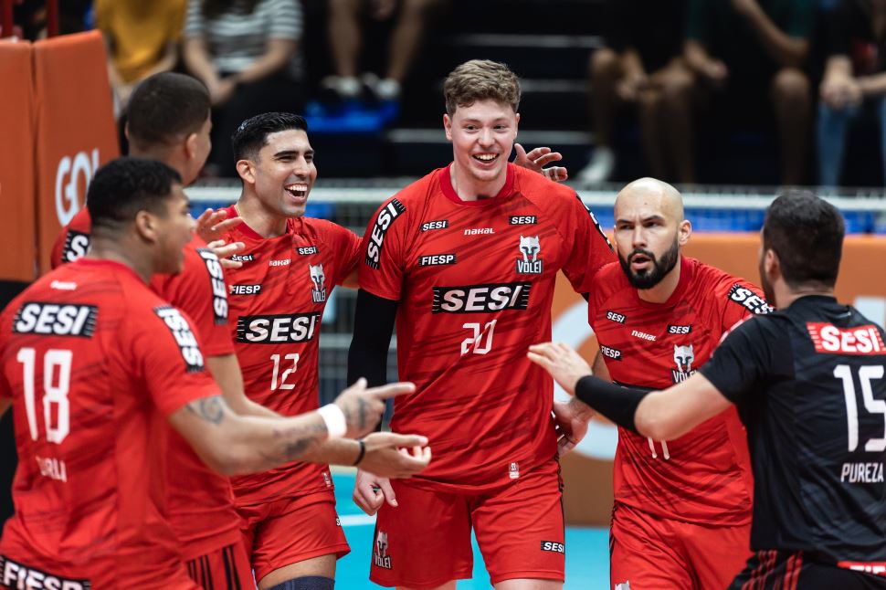 Sesi Bauru vence Itambé/Minas, sobe para terceiro e garante vantagem nas quartas da Superliga Bet7k 2023/2024