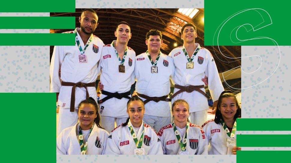 Judocas do Sesi Botucatu conquistam 12 medalhas em Campeonato Brasileiro