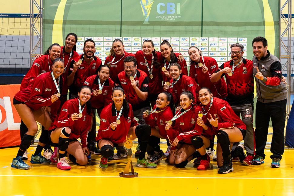 Invicto, Sesi Bauru é campeão nacional de vôlei feminino Sub-21