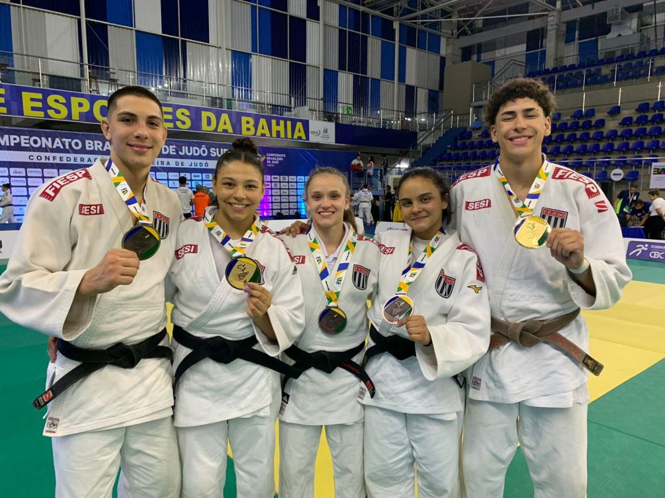 Judocas do Sesi-SP conquistam seis medalhas em Brasileiro Sub-21