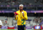 Aser Ramos salta para Prata histórica no salto em distância T36 e emociona o Brasil nas Paralimpíadas de Paris 2024 