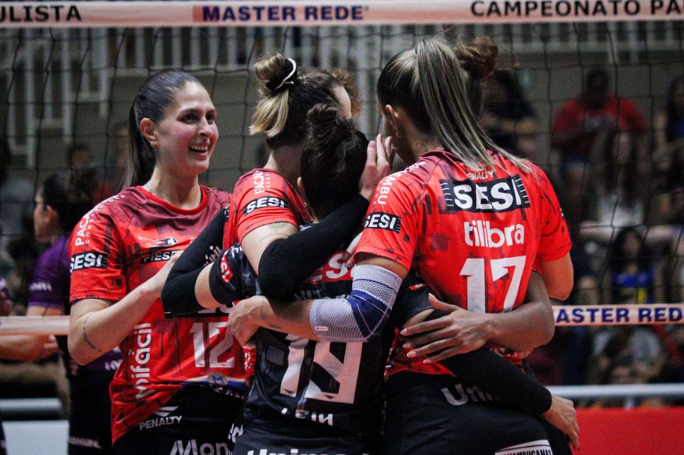 Sesi Vôlei Bauru encerra primeira fase do Paulista 2024 contra Vôlei Louveira