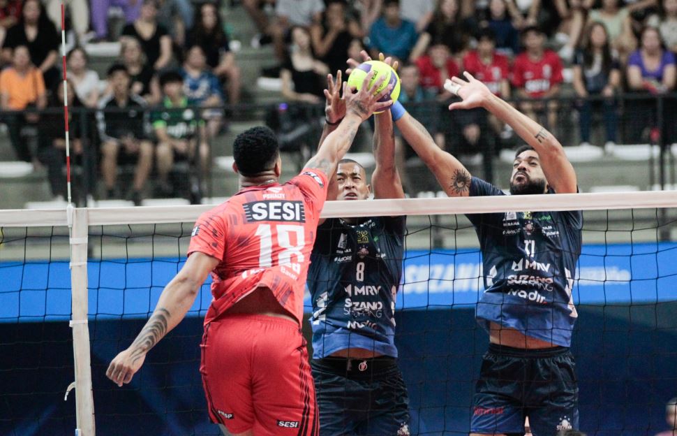 Sesi Bauru inicia semifinal do Paulista 2024 contra Suzano Vôlei