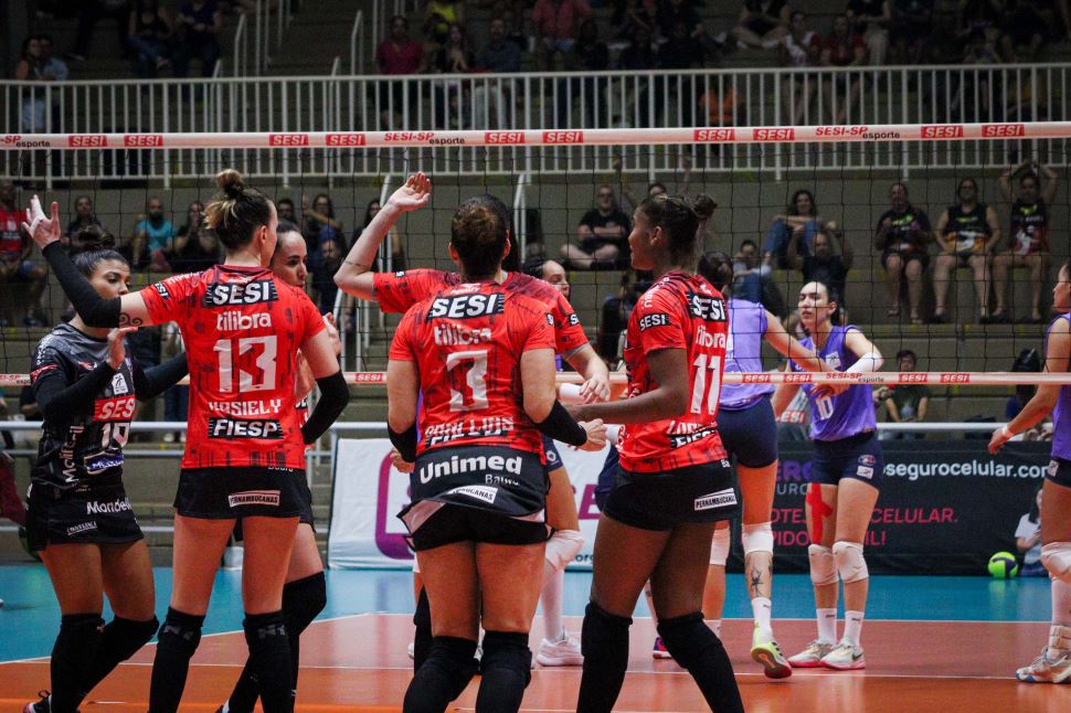 Sesi Vôlei Bauru abre temporada da Superliga contra Flor de Ypê Paulistano Barueri