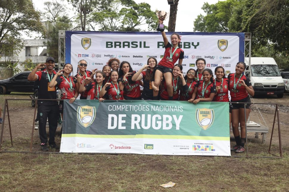 SESI Jacareí Rugby conquista 3º lugar no Super Sevens M17 Feminino 