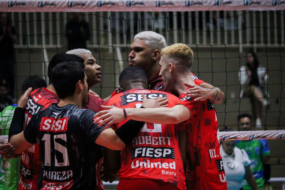 Sesi Bauru duela com Saneago Goiás fora de casa pela Superliga 2024/2025