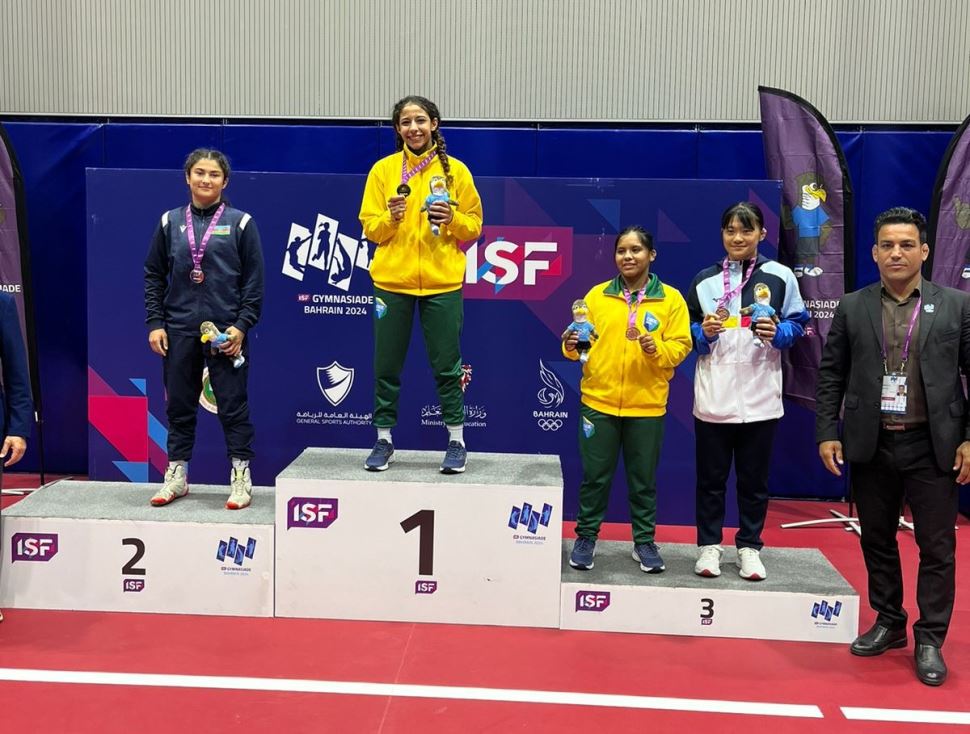Atletas do Sesi-Sp conquistam medalhas no Mundial Escolar no Bahrein 