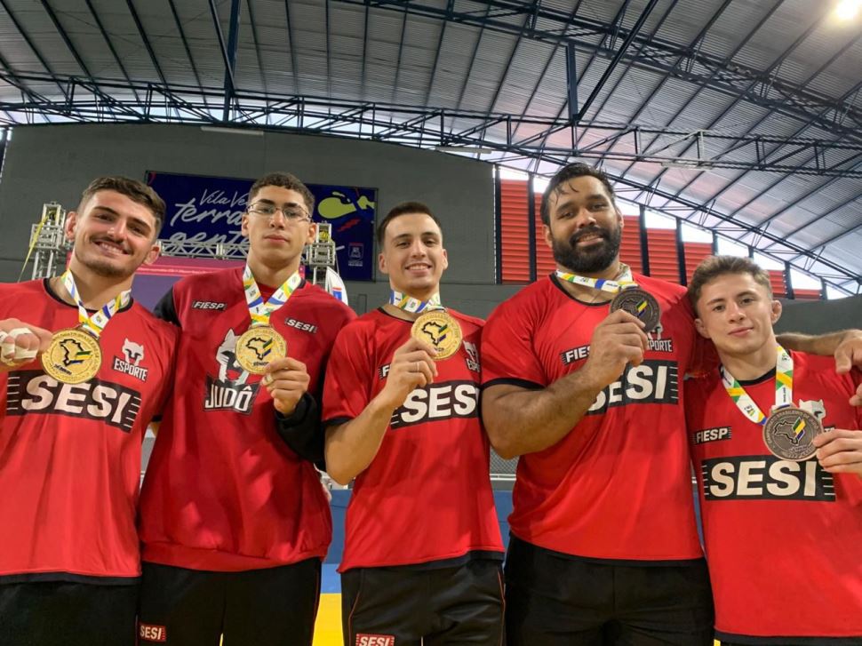 Judô do Sesi-SP brilha no Brasileiro Sênior com cinco medalhas