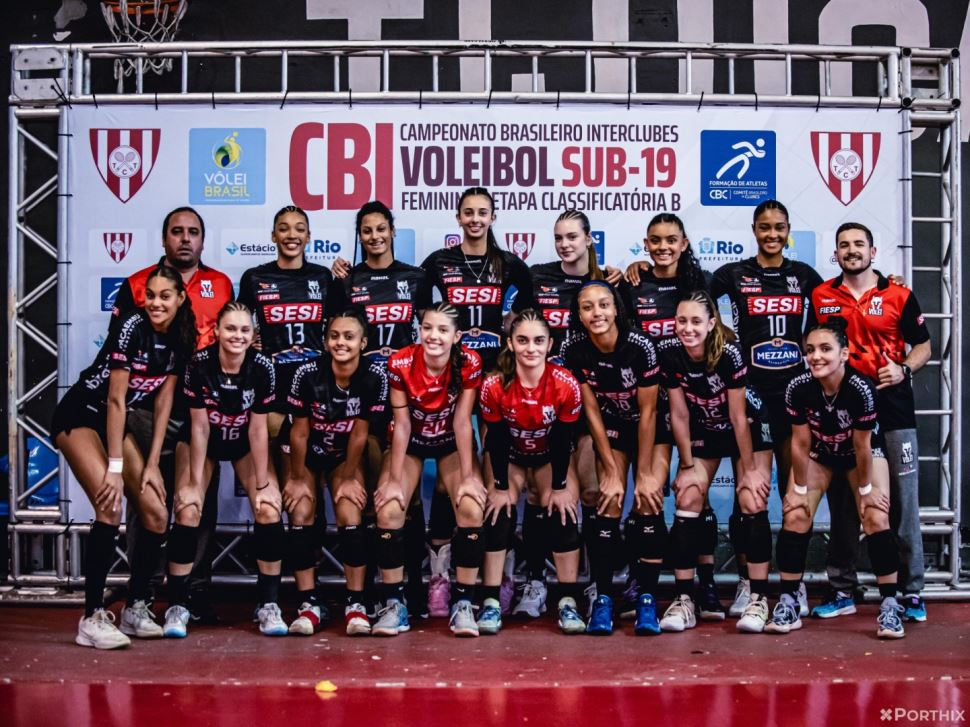 Equipes sub-17 e sub-19 de vôlei feminino do Sesi Bauru buscam títulos inéditos do Brasileiro Interclube