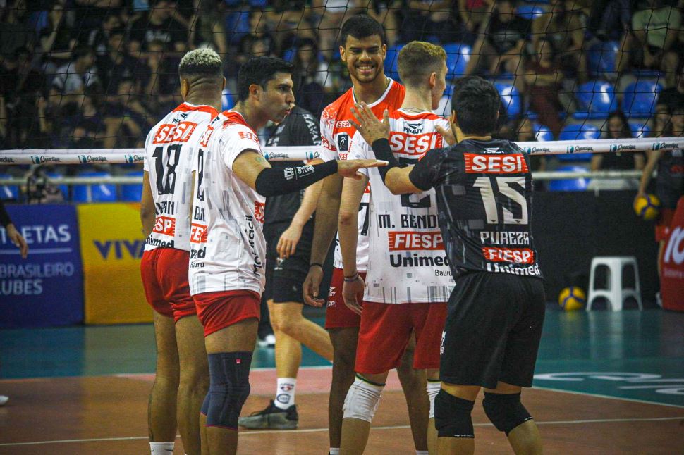 De virada, Sesi Bauru bate APAN Roll-on e volta a vencer na Superliga