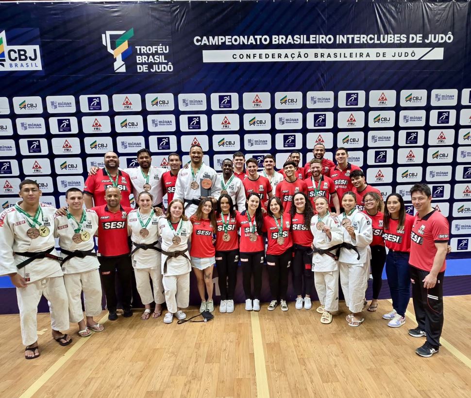 Sesi Judô conclui 2024 com resultados históricos e novo aumento de medalhas