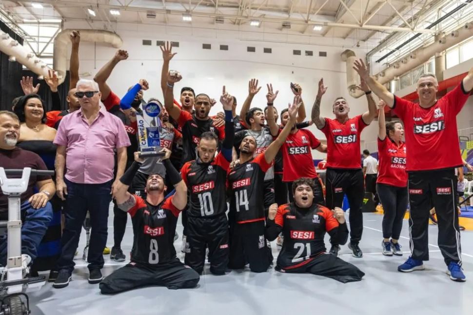 Sesi-SP conquista o hexacampeonato do Brasileiro de Vôlei Sentado de forma invicta 