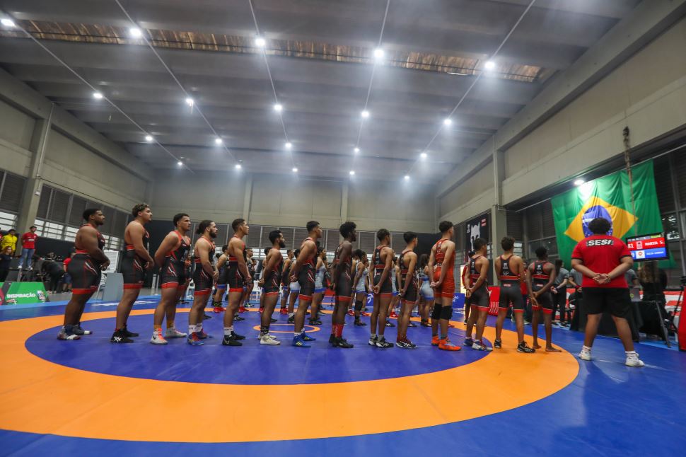 SESI-SP é o Brasil no Desafio Brasil x Paraguai na Arena de Lutas do SESI Cubatão 