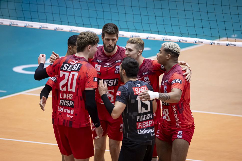 Sesi Bauru recebe APAN Roll-on Blumenau pela Superliga 2024/2025