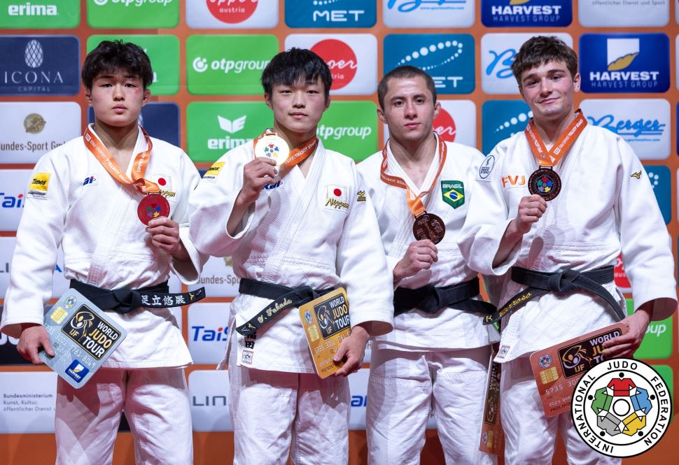 Michel Augusto conquista bronze em Grand Prix da Áustria de Judô
