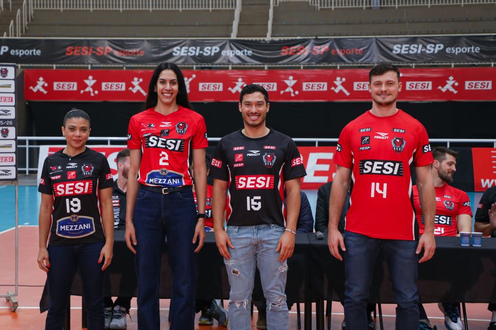 Sesi Bauru e Sesi Vôlei Bauru apresentam equipes e patrocinadores para temporada 2025-2026