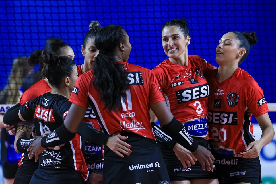 Sesi Vôlei Bauru bate EC Pinheiros fora de casa e segue invicto no Paulista 2025