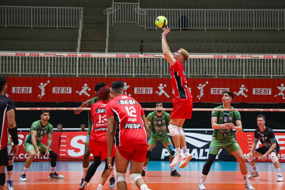 Sesi Bauru enfrenta Suzano Vôlei em quarta rodada do Paulista 2025
