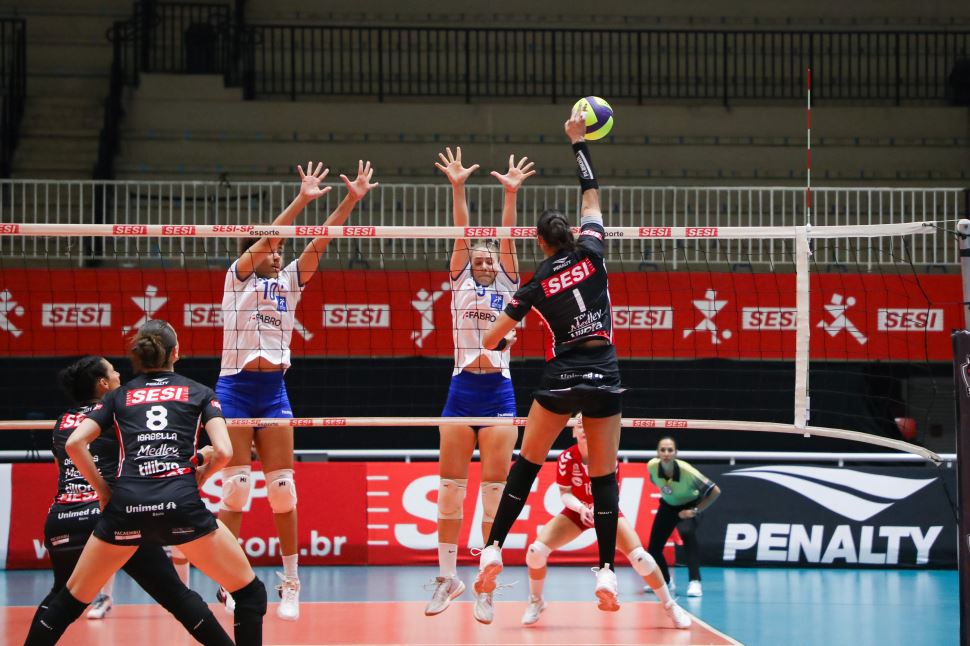 Em busca de sua quinta final estadual, Sesi Vôlei Bauru recebe Renasce Sorocaba