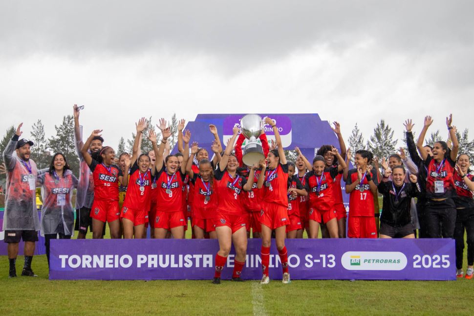 Sesi-SP participa da 1ª edição dos Torneios Femininos de Futebol Sub-13 e Sub-15 Petrobras