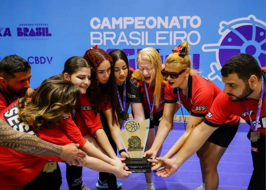 Sesi-SP conquista oitavo título brasileiro de goalball feminino com vitória por 3 a 0