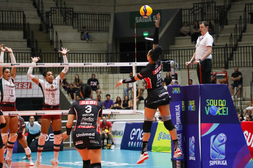 Sesi Vôlei Bauru visita Dentil Praia Clube na quinta rodada da Superliga 25-26