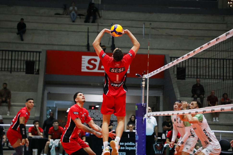 Em jogo equilibrado, Sesi Bauru é superado pelo Saneago Goiás