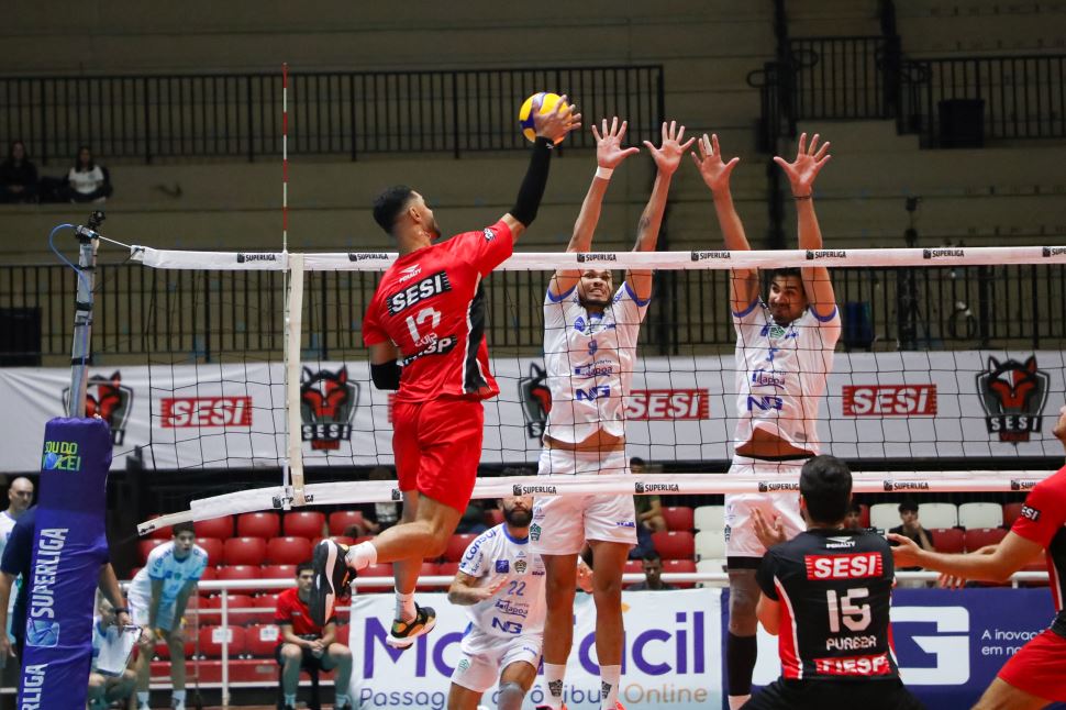 Sesi Bauru inicia returno da Superliga 25-26 contra Joinville Vôlei