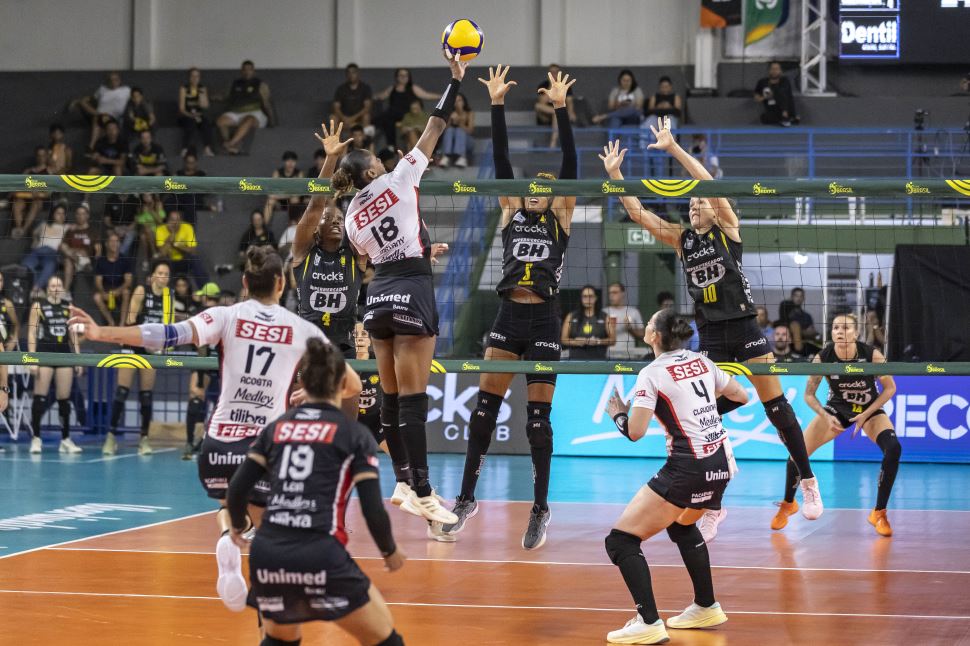 Em jogo de equilíbrio, Sesi Vôlei Bauru cai para Dentil Praia Clube na Copa Brasil 2026