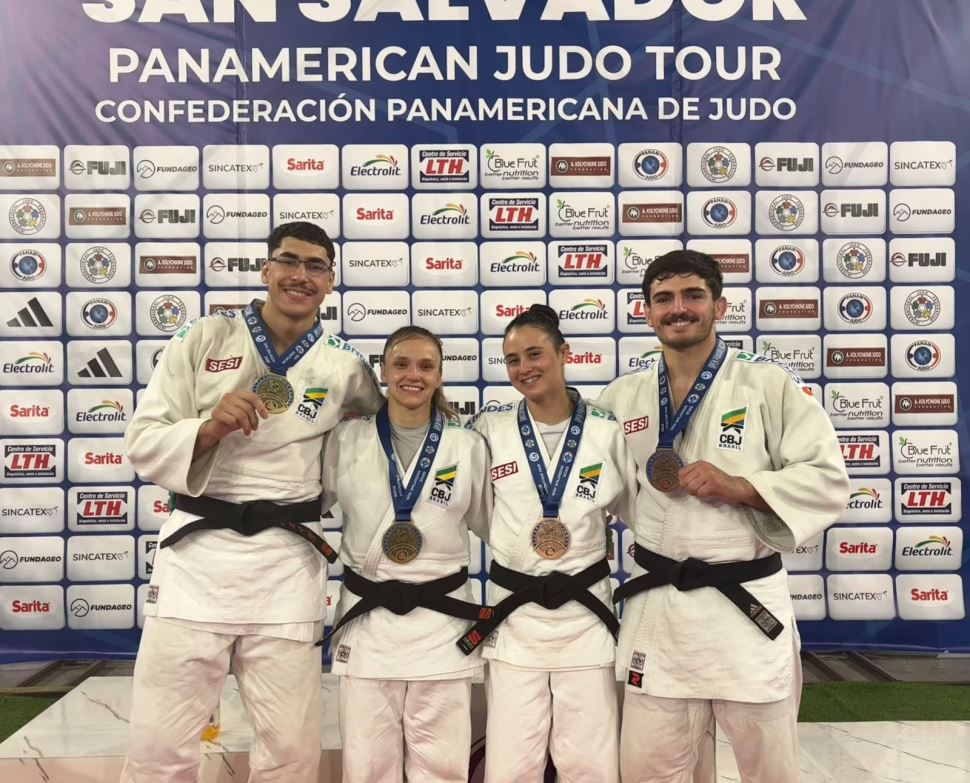 Judocas do SESI-SP conquistam oito medalhas no Open de San Salvador