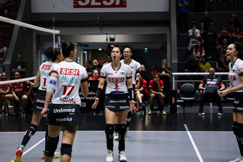 Em virada espetacular, SESI Vôlei Bauru vence Osasco São Cristóvão Saúde pelo Paulista 2026