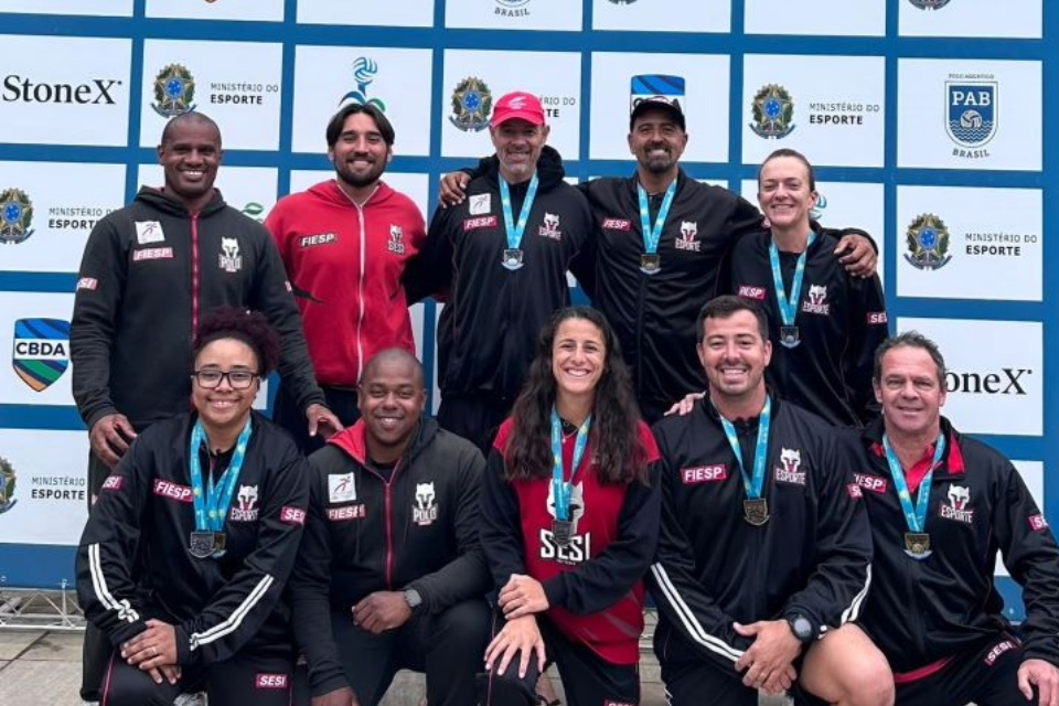 SESI-SP conquista título masculino e vice-campeonato feminino no Campeonato Brasileiro Sub-14 de Polo Aquático