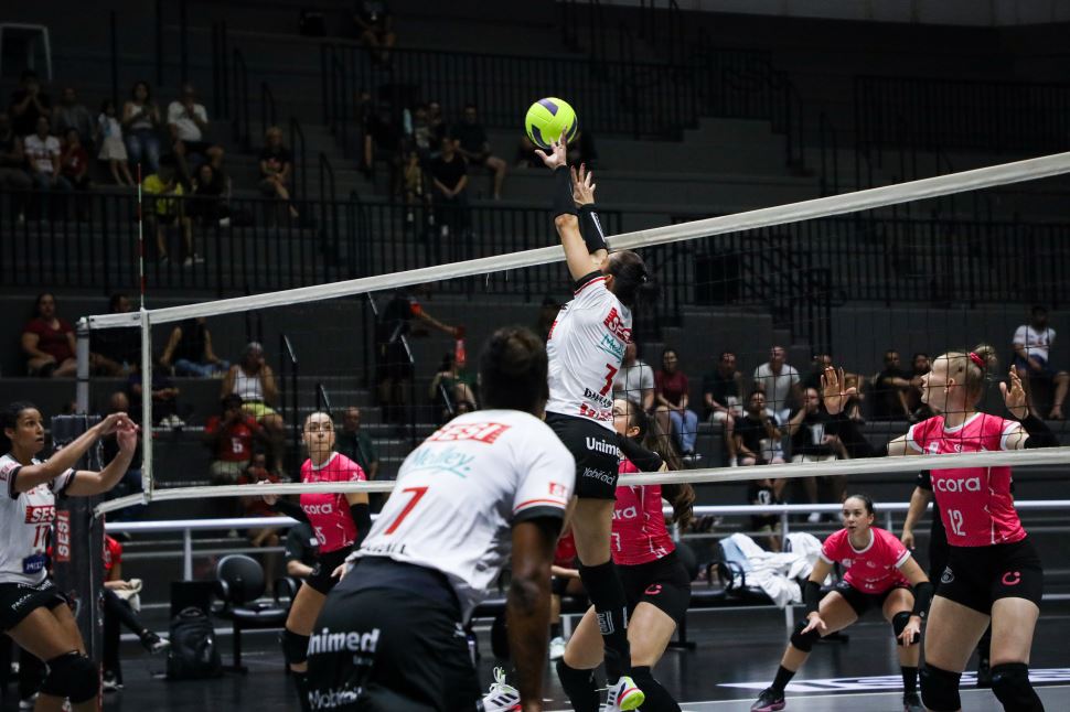 SESI Vôlei Bauru enfrenta Cora São Caetano na semifinal do Paulista 2026