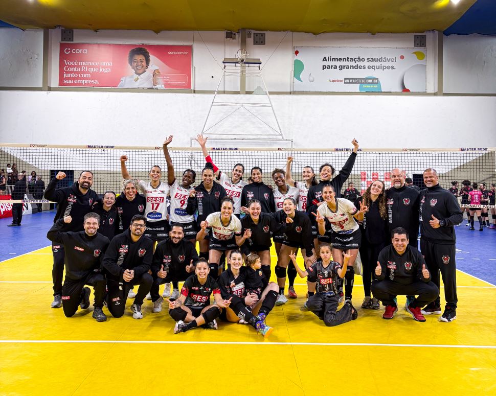 SESI Vôlei Bauru abre semifinal com vitória sobre Cora São Caetano