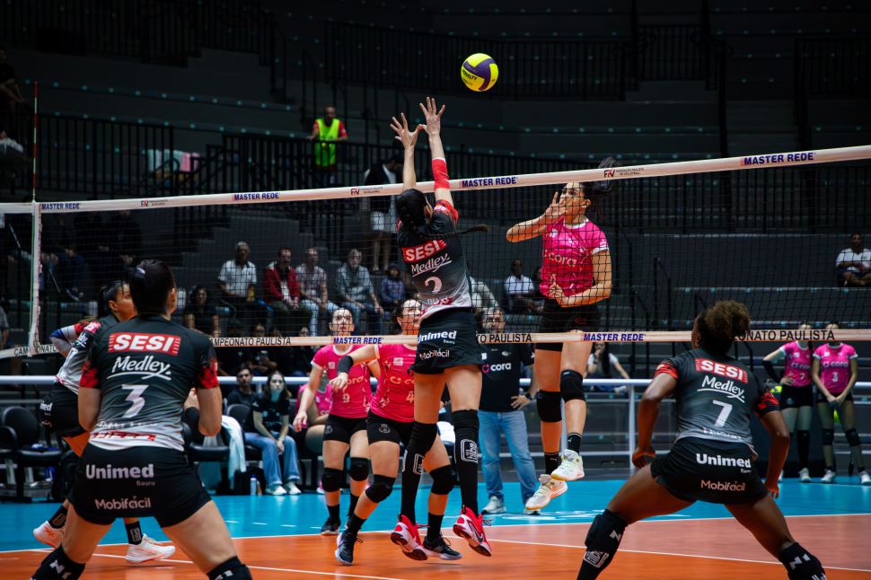 SESI Vôlei Bauru faz clássico com Osasco São Cristóvão Saúde na final do Paulista