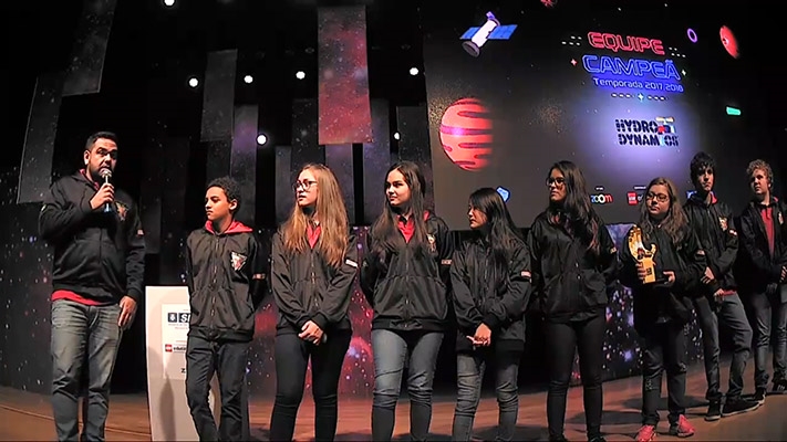 Lançamento da temporada de robótica