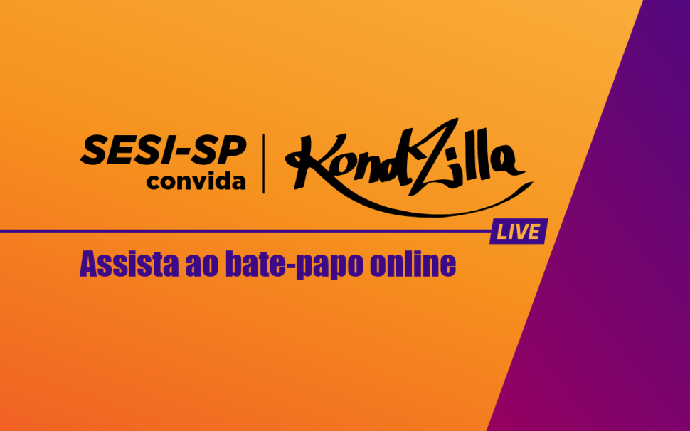 “Temos que estar preparados para os nossos sonhos”, diz Kondzilla em live com os alunos do SESI-SP