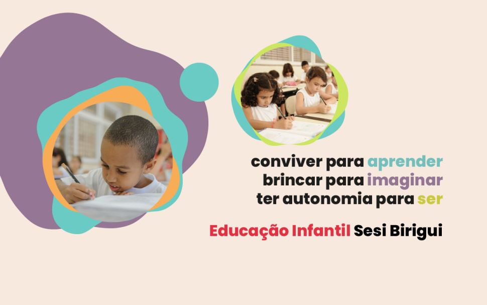 SESI de Birigui oferece Educação Infantil para crianças a partir dos 4 anos