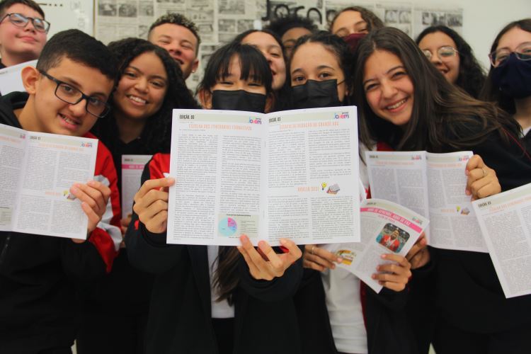 Alunos e professores do Sesi São Bernardo  produzem jornal e fortalecem a integração entre família e escola