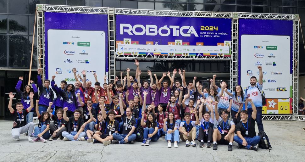 Estudantes do SESI-SP brilham na Olimpíada Brasileira de Robótica com três títulos e classificação para o Mundial da RoboCup em 2025 