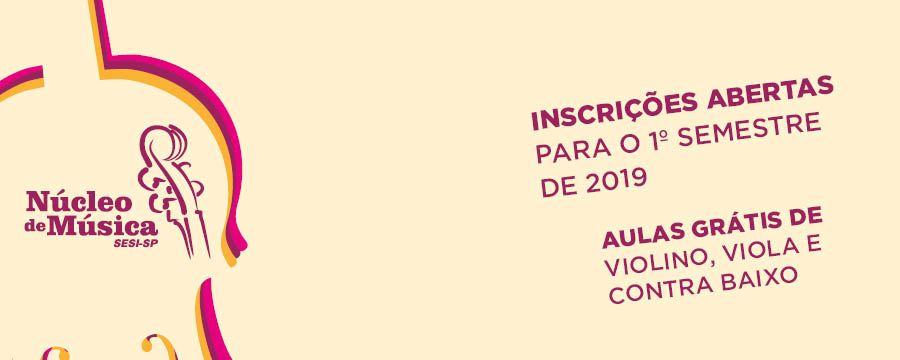 SESI Araras oferece cursos gratuitos de iniciação instrumental e camerata de cordas