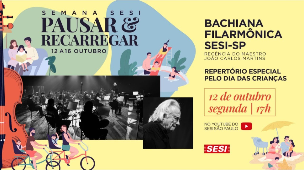 Assista a LIVE do Dia das Crianças com a Bachiana Filarmônica Sesi-SP