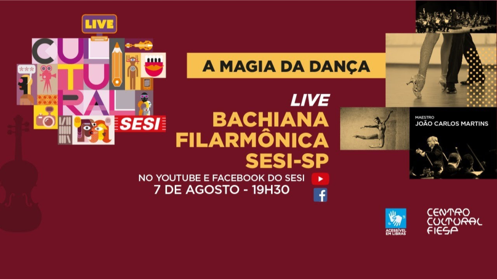 Assista a LIVE a Magia da Dança com a Bachiana Filarmônica Sesi-SP
